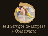 Logo M J Serviços de Limpeza Pós Obra e Conservação