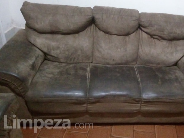 Higienização de sofá (antes)