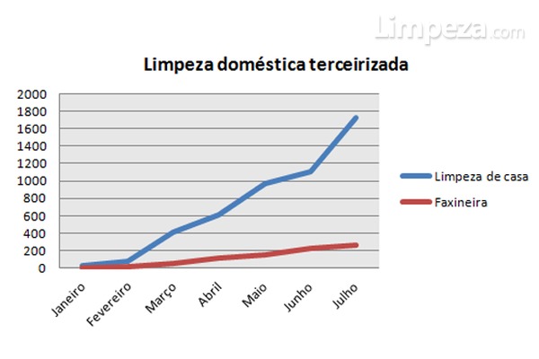 Limpeza de casa registra aumento de 1100%