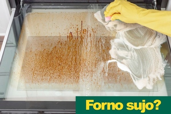 Pega essa dica para tirar excesso de gordura acumulada no forno