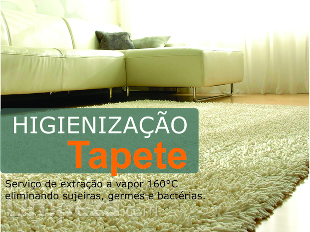 Higienização de tapetes