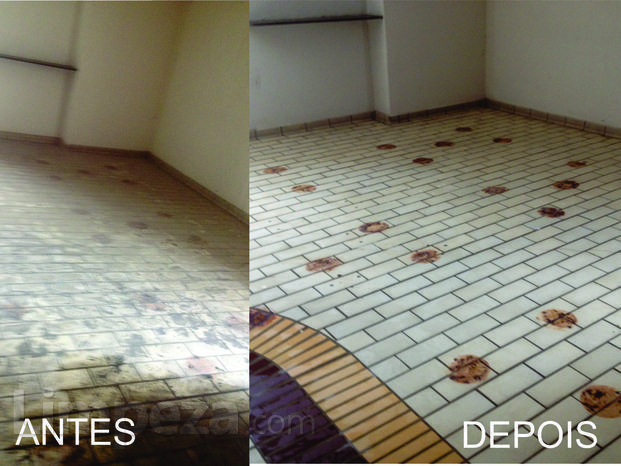 Limpeza, recuperação e manutenção de piso