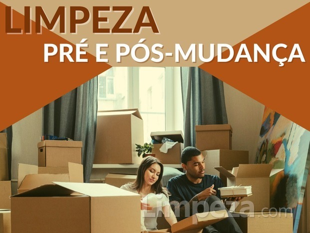 Limpeza pré e pós mudança