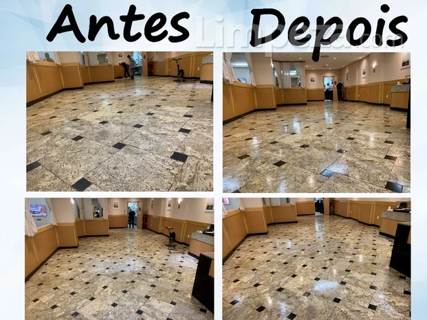 Tratamento de piso com ceras impermealizantes: Brilho molhado