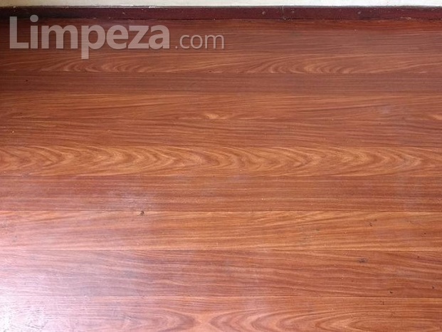 Limpeza de piso depois