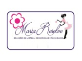 Logo Maria Resolve Soluções em Limpeza