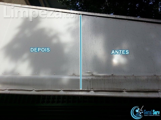 Limpeza de toldo