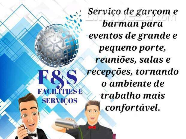 Garçons e barman para eventos 