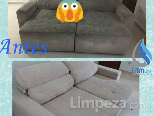 Limpeza e Higienização de sofá 
