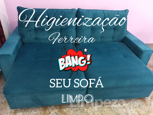 Sofá limpo