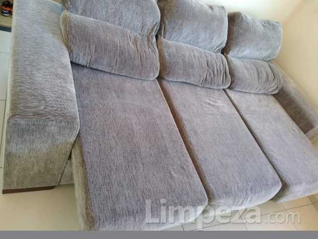 Sofa depois da visita Líder Clean