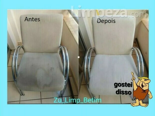 Limpeza de cadeiras estofadas