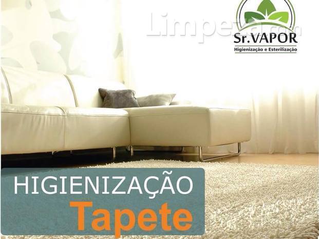 Higienização de tapetes