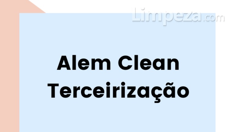 Alem Clean Terceirização