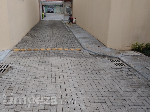 Limpeza de pavers e calçadas