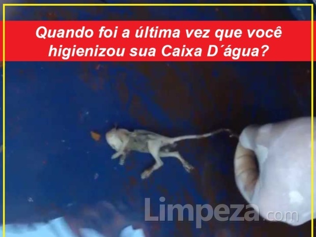 Higienização de caixa d'água