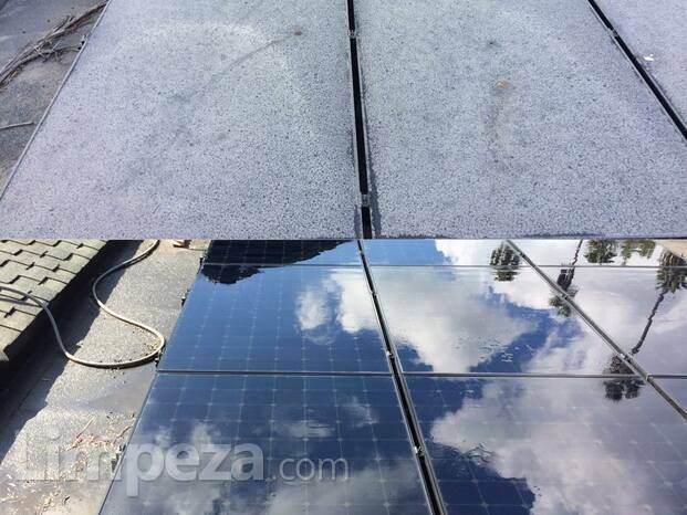 Limpeza em Placas Solares