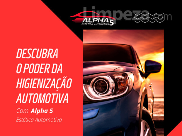 Descubra o Poder da Higienização Automotiva com Alpha 5