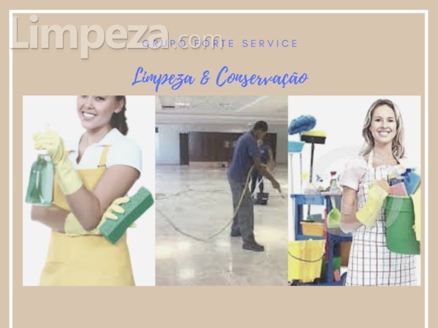 Serviços de limpeza e conservação