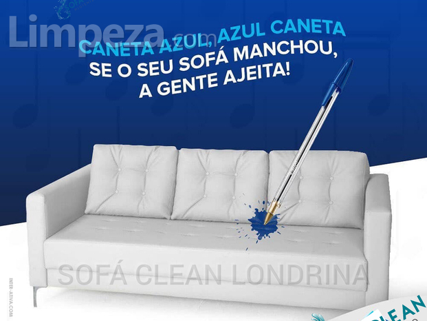 Sofá manchado? Chama a sofá clean londrina