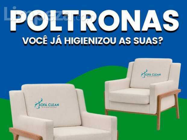 Limpeza de poltronas em tecido ou couros