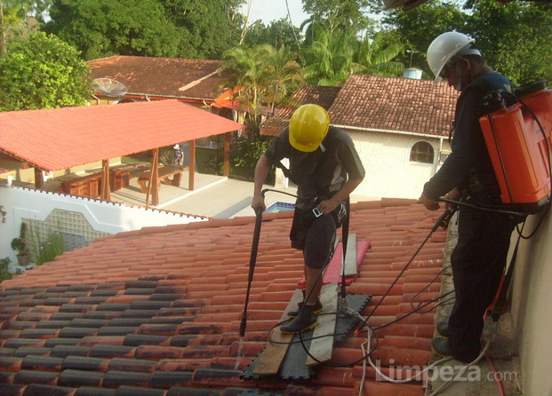 Limpeza de telhado