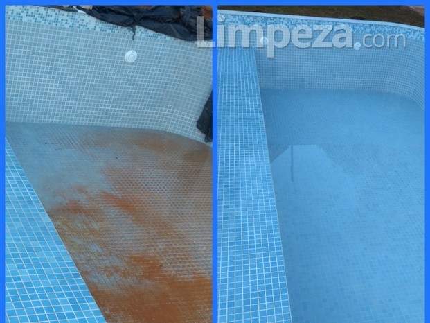 Limpeza de rejunte e ladrilho de piscina 