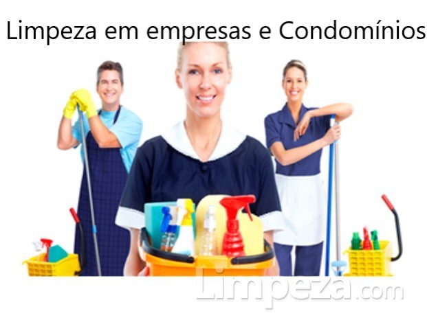 Limpeza em empresas e condomínios