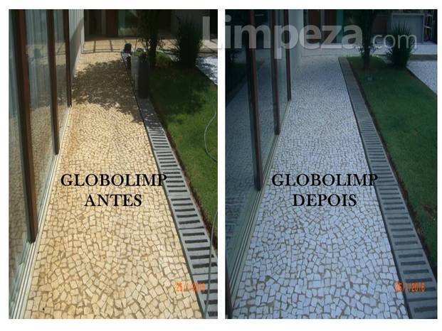 Limpeza em pedras