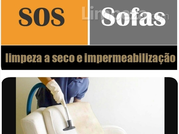 Limpeza de sofás