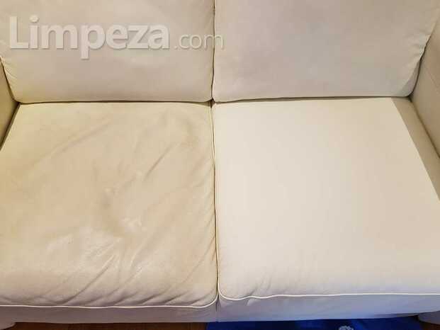 Limpeza em Sofá de Couro