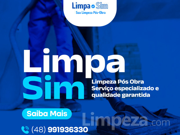 Limpa Sim - Limpeza Pós-Obra em Palhoça