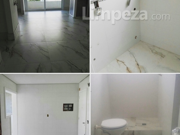 Limpeza pós-obras em porcelanata