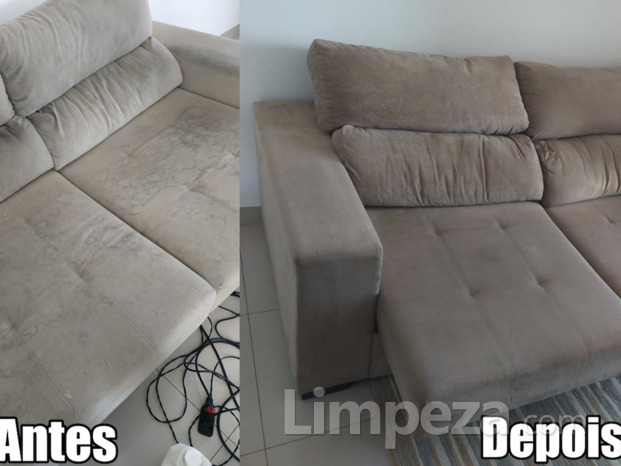 Higienização sofá retrátil  